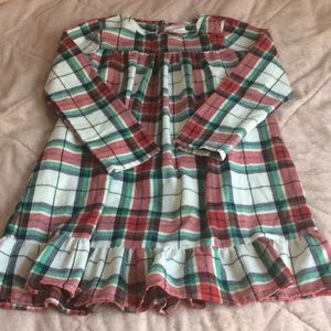 Gymboree size medium 7/8 plaid nightgown